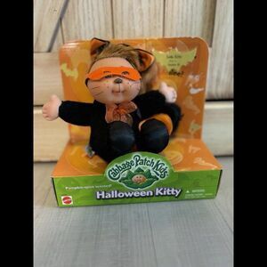 Cabbage Patch Kids Halloween Doll “Leda Kitty”Costume with Mask NIB- Vintage